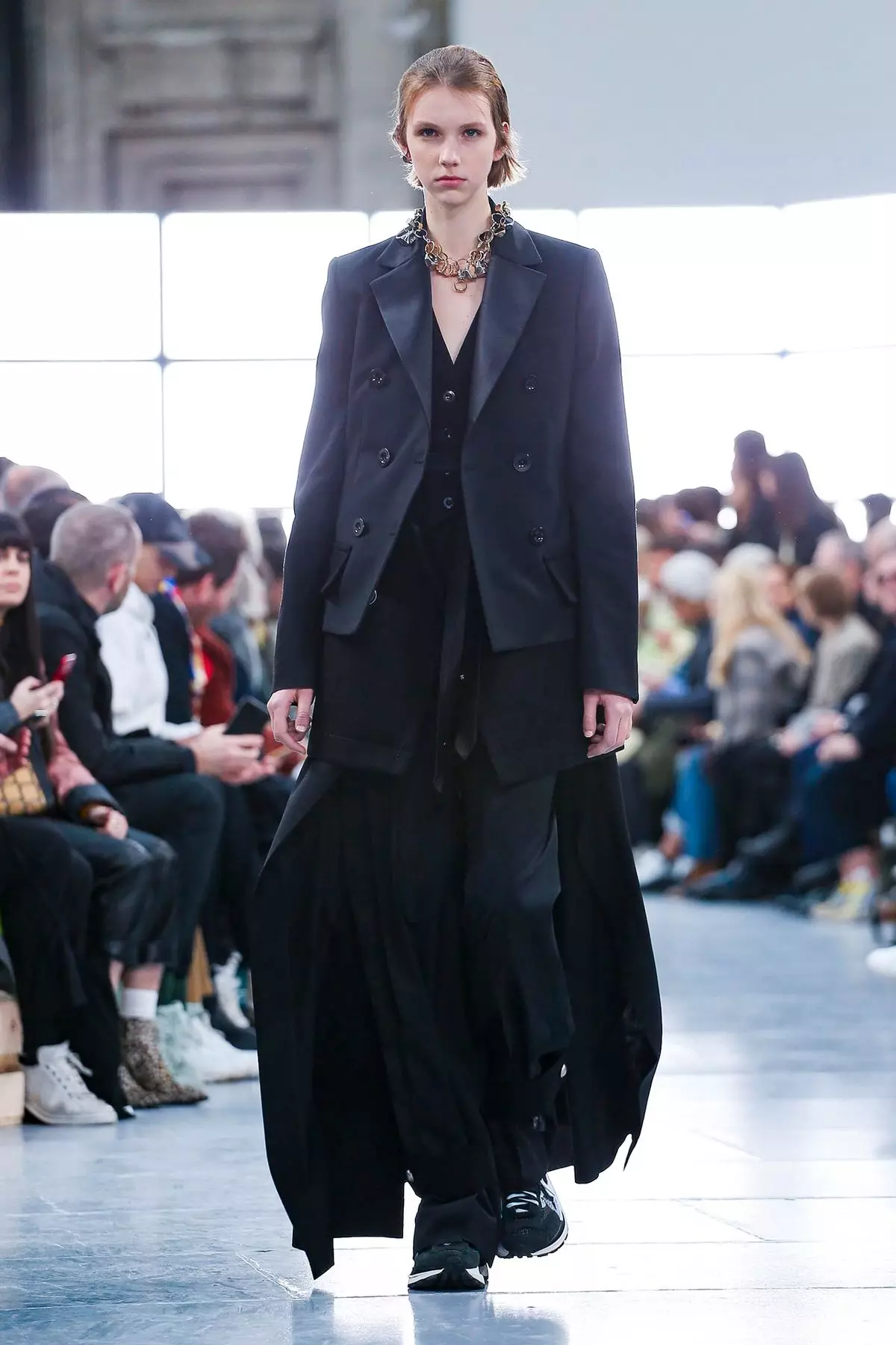 Ụmụ nwoke na ụmụ nwanyị Sacai Fall/Winter 2020 Paris 42752_65