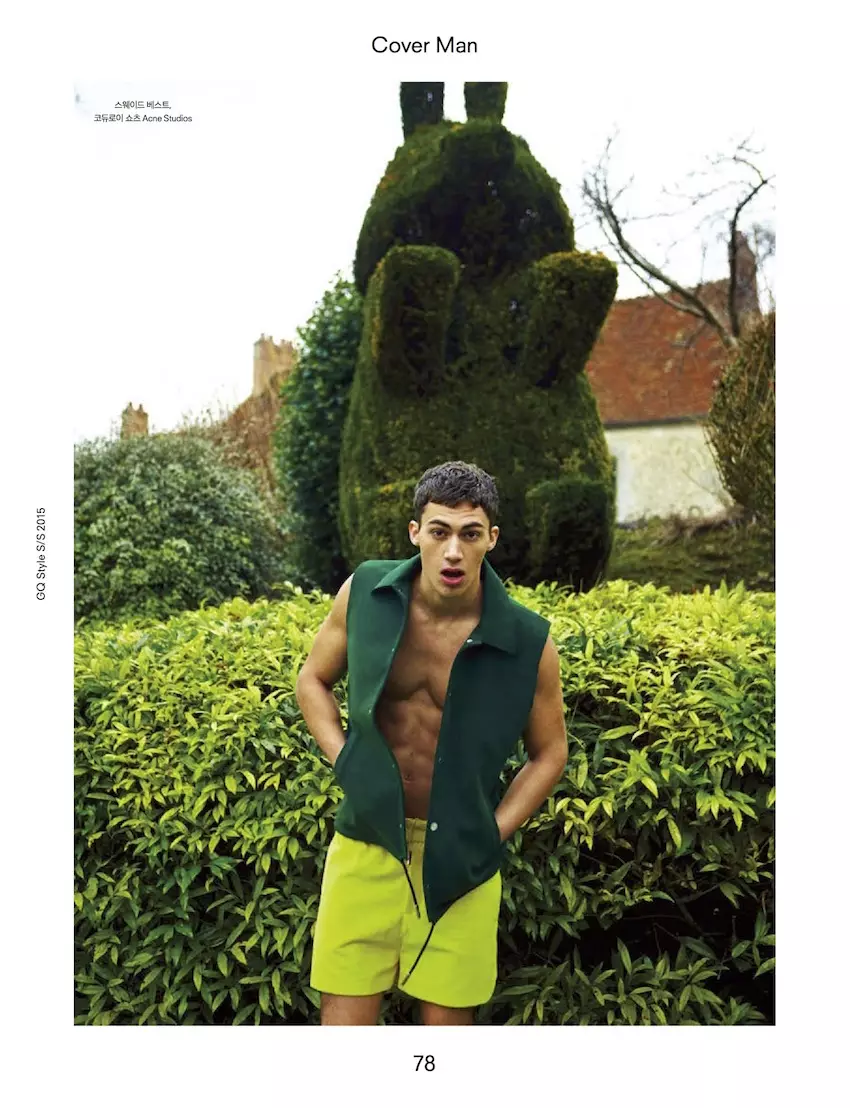 Looking charming and lovely Alessio Pozzi for GQ Style Korea S/S 2015 by Photographer Young Kyu Yoo.