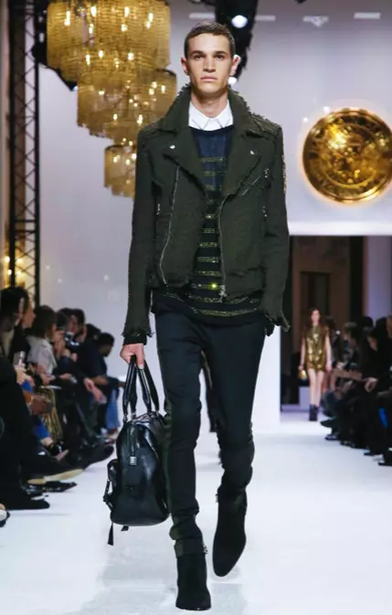 “BALMAIN HOMME MENSWEAR FALL GINTER & ZENAN PREFALL 2018 PARIS60”