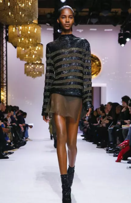 BALMAIN HOMME FÉRFI RUHÁZAT ŐSZI TÉLI ÉS NŐI ELŐFALL 2018 PARIS62