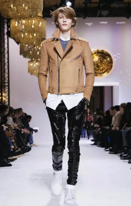 BALMAIN HOMME FÉRFI RUHÁZAT ŐSZI TÉLI ÉS NŐI ELŐFALL 2018 PARIS65