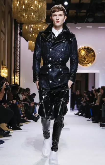 BALMAIN HOMME VĪRIEŠU APĢĒRBS RUDENS ZIEMA UN SIEVIEŠU PREFALL 2018 PARIS68