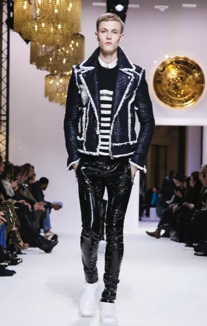 BALMAIN HOMME PÁNSKE OBLEČENIE JESEŇ ZIMA & ŽENY PREFALL 2018 PARÍŽ22