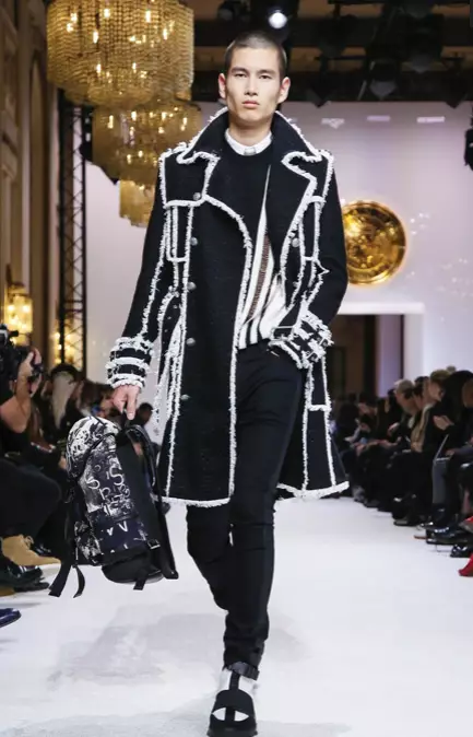 BALMAIN HOMME HERRKLÄDER HÖST VINTER & KVINNOR FÖRFALL 2018 PARIS25