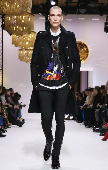 BALMAIN HOMME HERRKLÄDER HÖST VINTER & KVINNOR FÖRFALL 2018 PARIS29