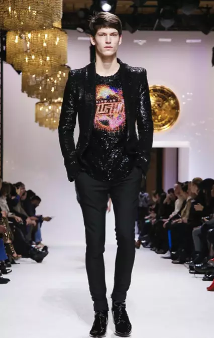 Либоси мардонаи BALMAIN HOMME ЗИМИСТОН ВА ЗАНОН ПРЕФАЛ 2018 ПАРИЖ32