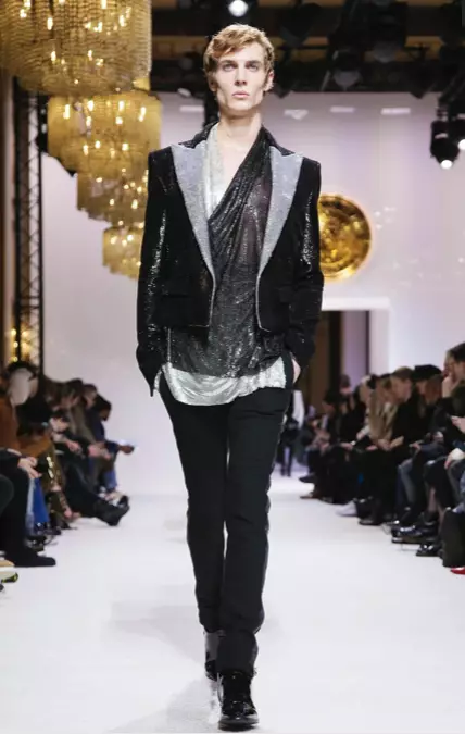 BALMAIN HOMME ERKEK GİYİM SONBAHAR KIŞ & KADIN ÖNCE 2018 PARİS38