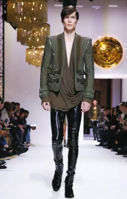 BALMAIN HOMME HERREWEAR EFTERÅR VINTER & KVINDER FOREFALL 2018 PARIS79