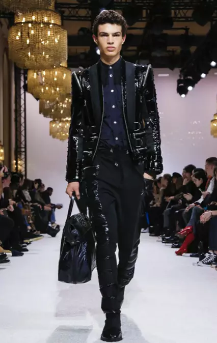 BALMAIN HOMME MENSWEAR סתיו חורף ונשים קדם מפגש 2018 PARIS87