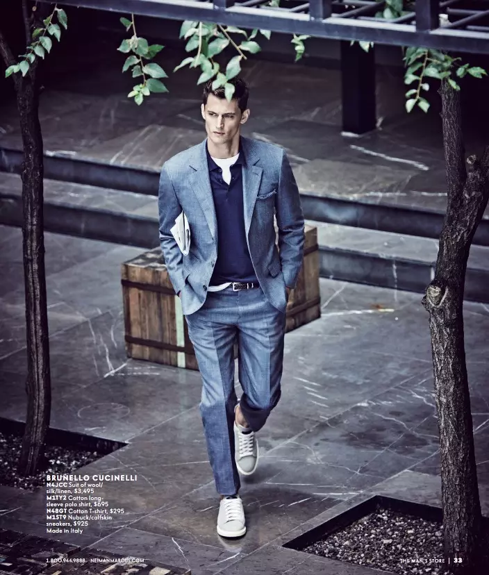 Garrett Neff para Neiman Marcus Man April Book 20178