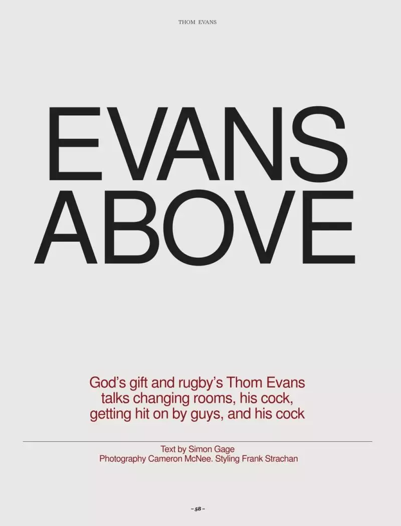 Thom Evans este un tip de tip slip pentru atitudine 43217_2