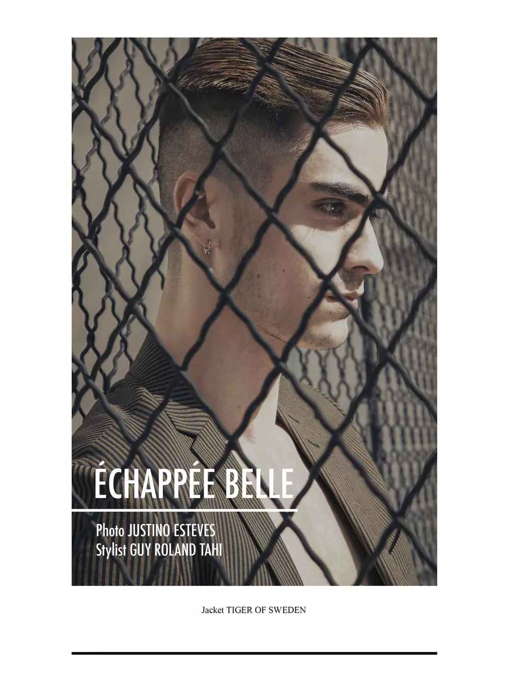 ÉCHAPPÉE BELLE | TOH! GAZETY sangan'asan'ny mpaka sary Justin Esteves sy ny modely Guy Roland Tahi.