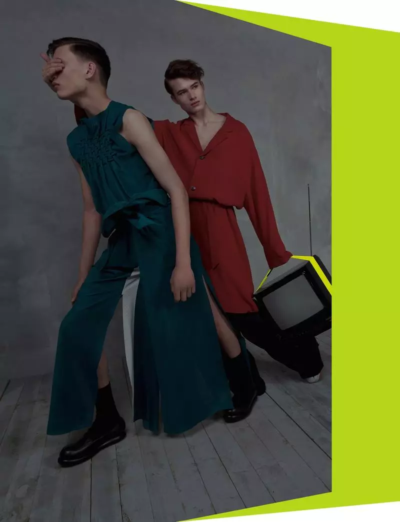 Tomas C. Toth - modni urednik/stilista Philippe Miletto - vizažistica Emily Pugh - scenograf Simon Kuzmickas - model
