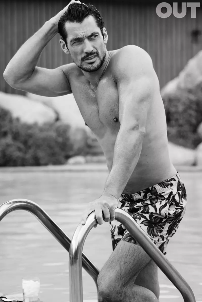 Out Magazine ikupereka David Gandy ndi 