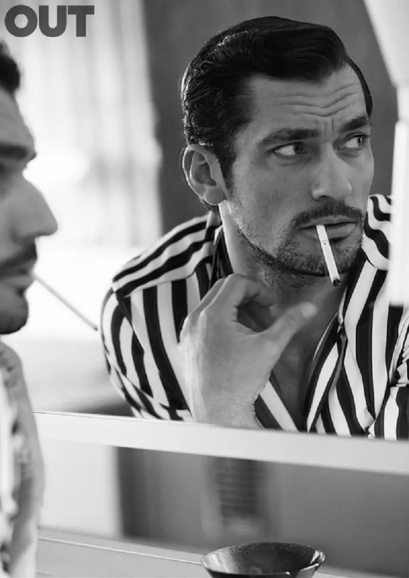 Out Magazine bied David Gandy en 