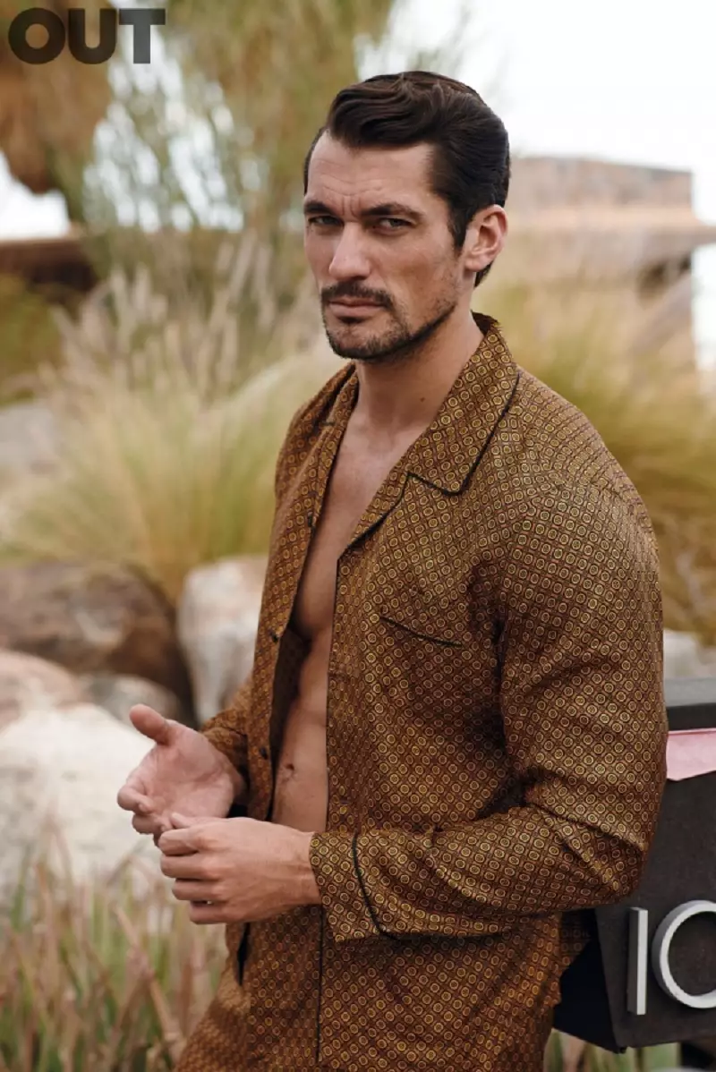 Out Magazine presenterar David Gandy och 