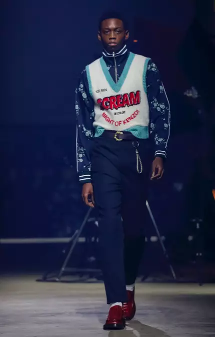 KENZO ผู้ชาย & ผู้หญิง MENSWEAR FALL WINTER 2018 PARIS7