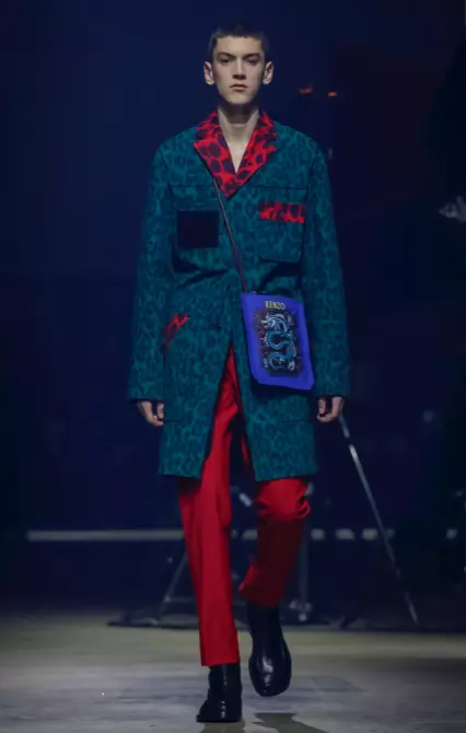 KENZO MEN & WOMEN MENVESTO AŬTUNO VINTRO 2018 PARIS14