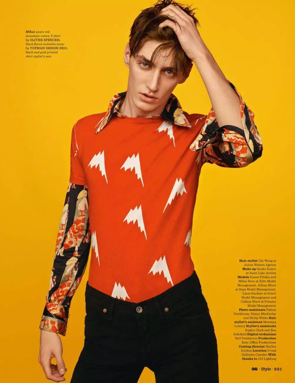 UK GQ Style Sonbahar / Kış 2014.15, Scott Trindle'ın Brit Pop'unu sunar