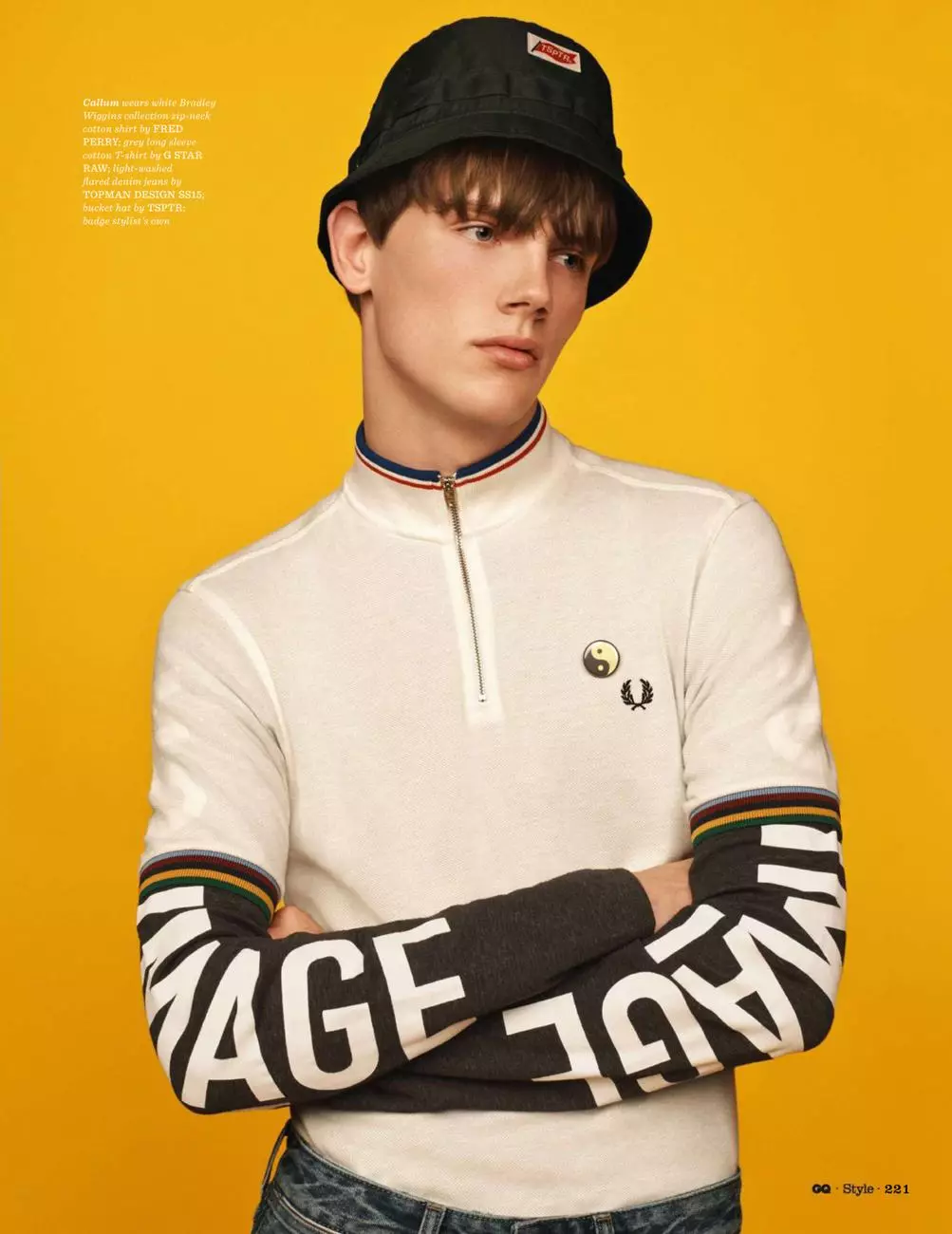 UK GQ Style Hierscht / Wanter 2014.15 presentéiert Brit Pop vum Scott Trindle