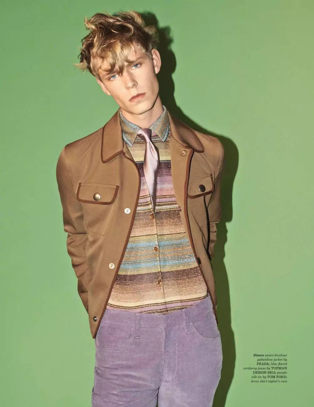 UK GQ Style Fall / Winter 2014.15 jippreżenta Brit Pop minn Scott Trindle