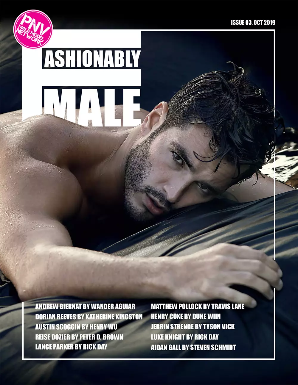 اينڊريو بيرنيٽ پاران واندر اگويئر PnVFashionablymale Magazine Issue 03 لاءِ