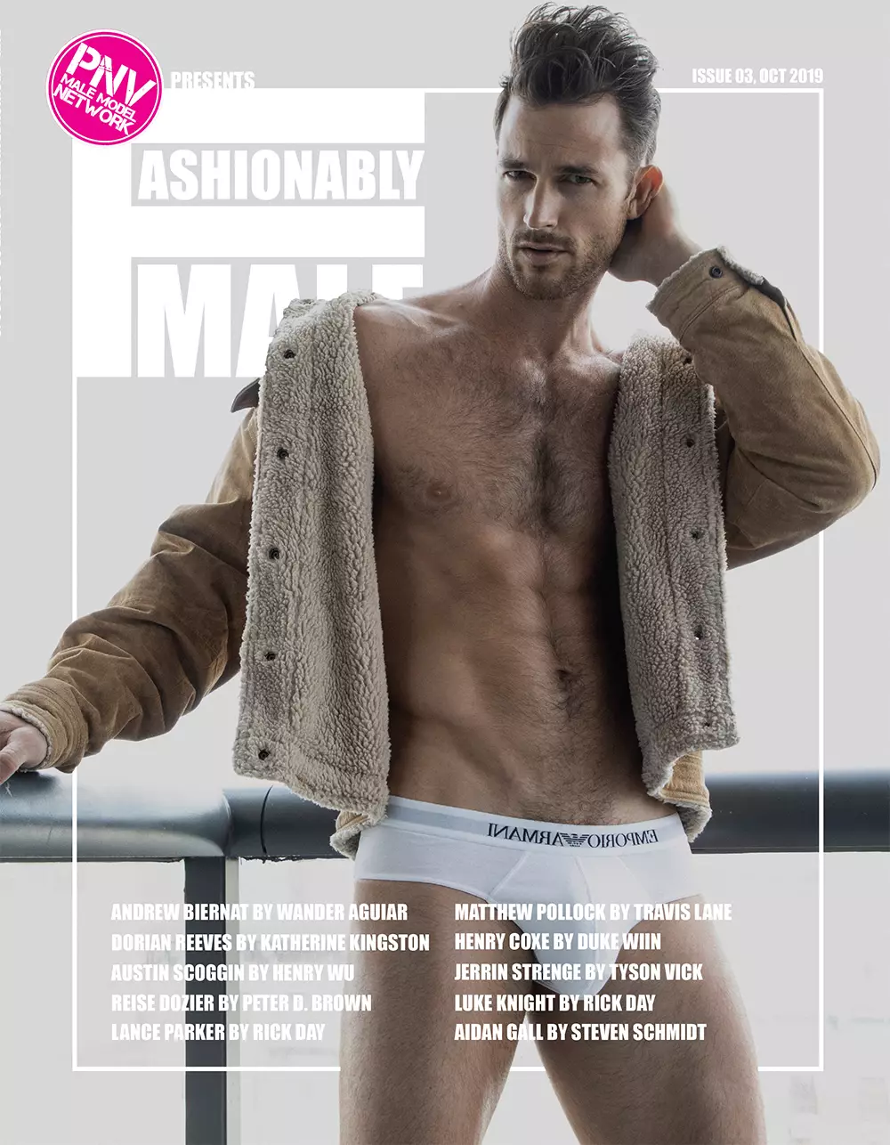 Lance Parker für PnVFashionablymale Magazine Ausgabe 03