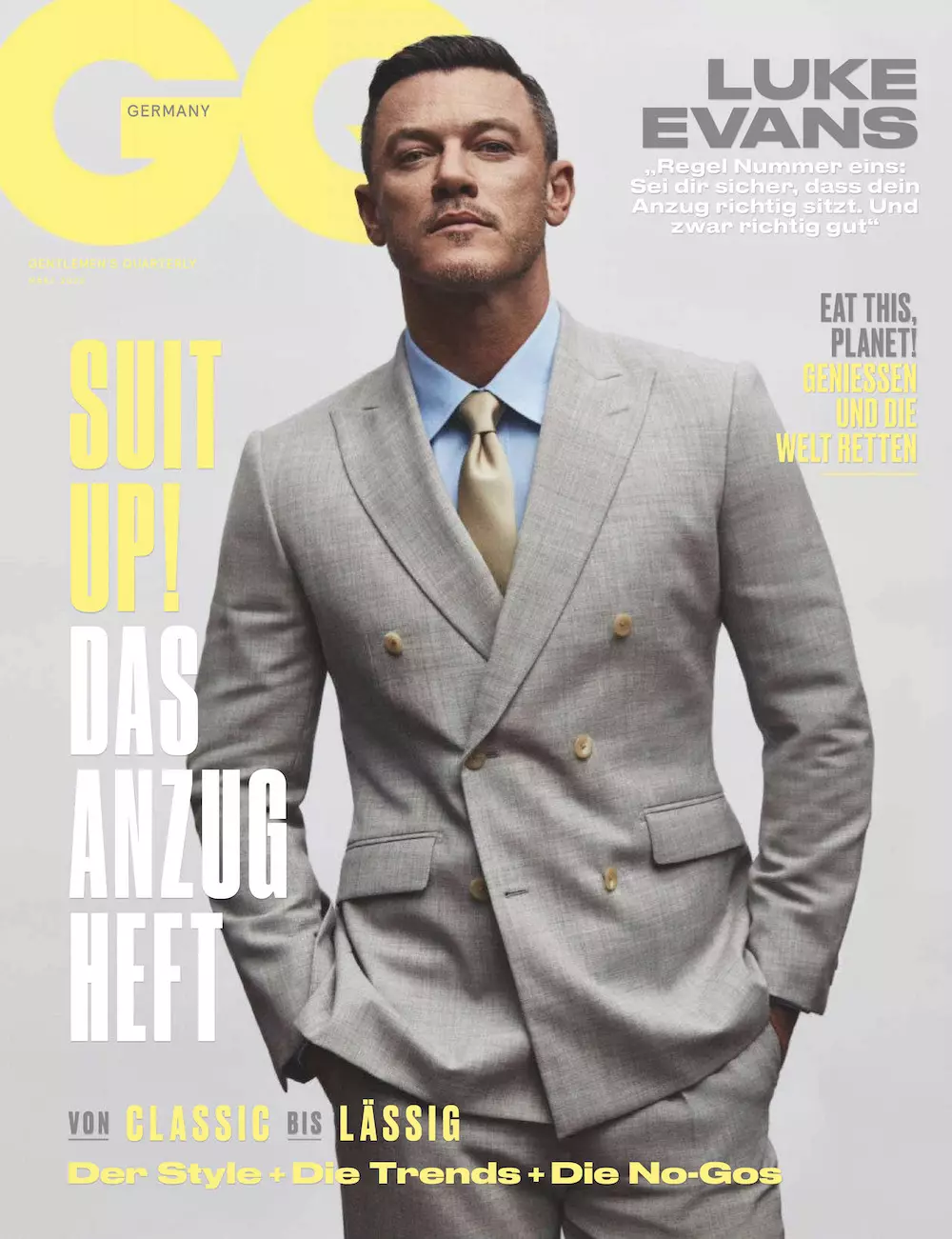 Luke Evans kanggo GQ Jerman Maret 2020 45121_1