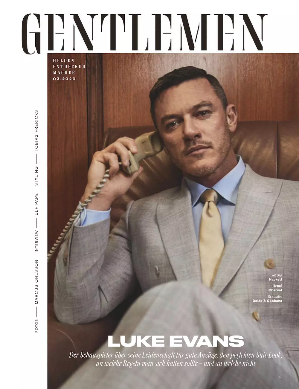 Luke Evans pro GQ Germany březen 2020 45121_2