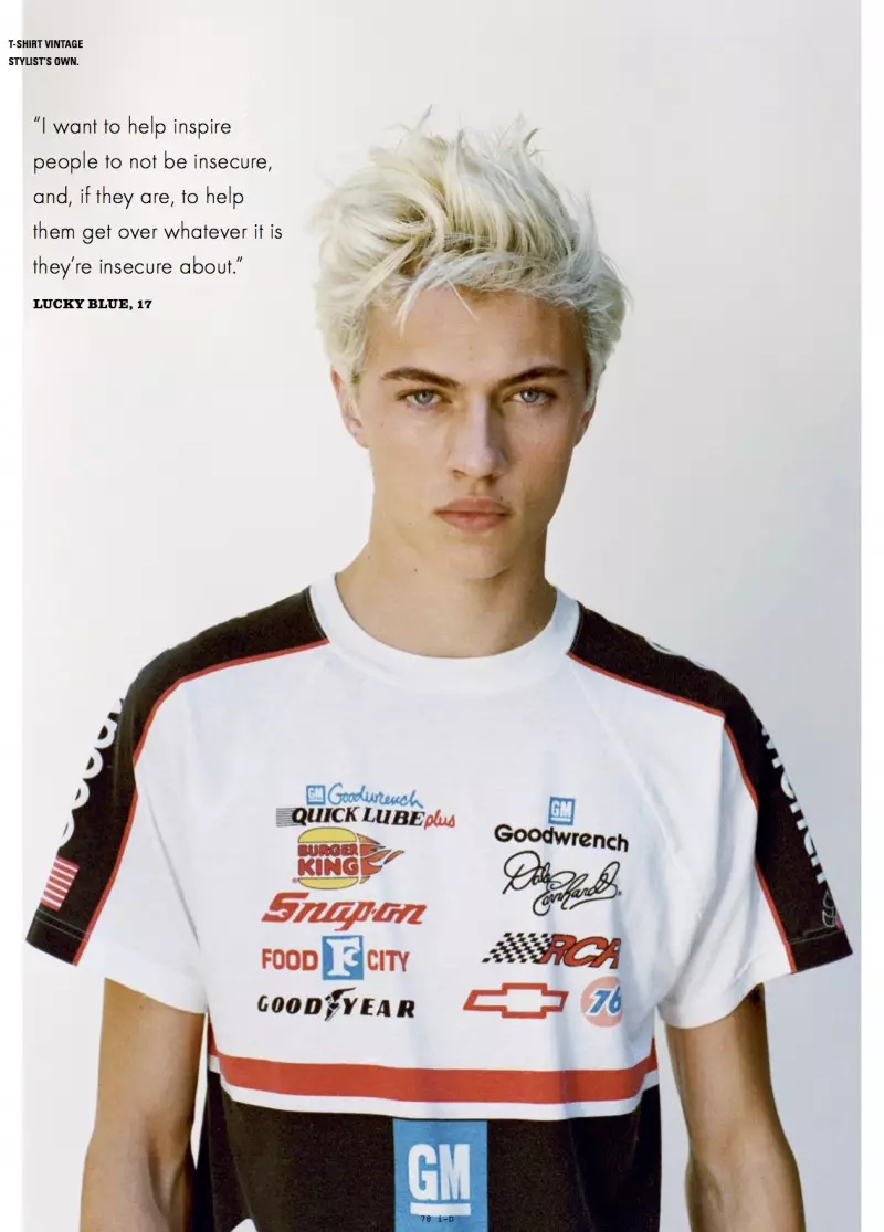 Lucky B Smith žurnālam i-D Magazine446