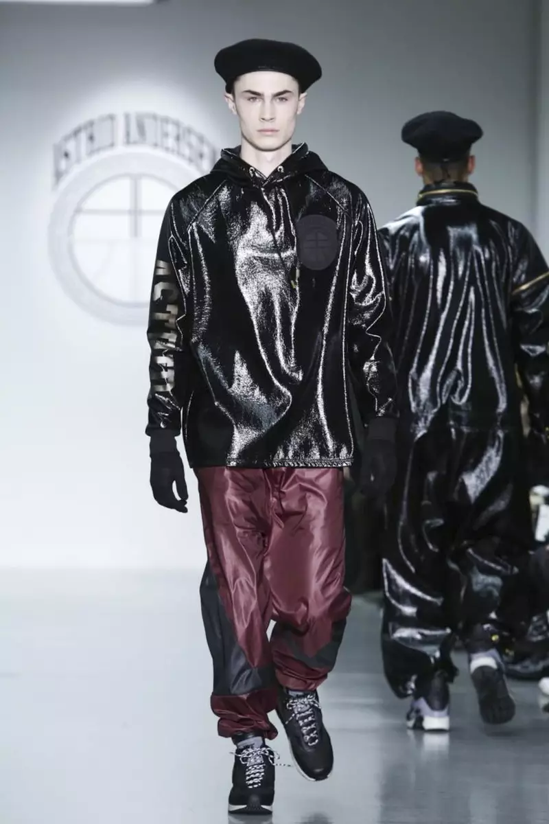 Astrid Andersen Menswear Caij nplooj zeeg caij ntuj no 2015 London