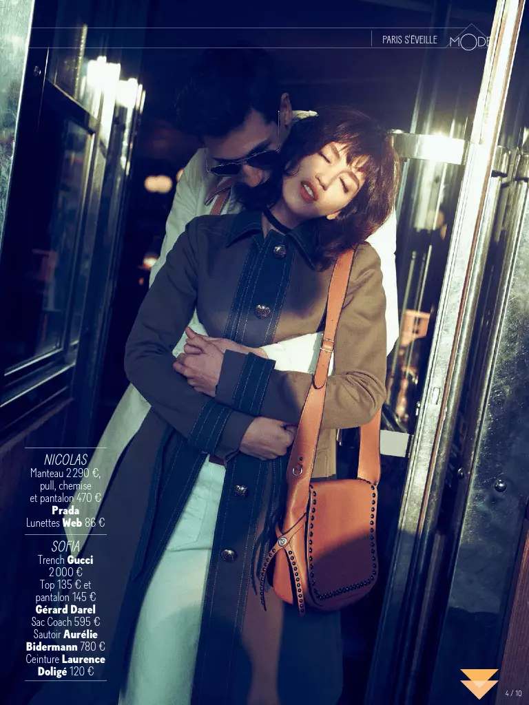 GQ France 2015 m. balandžio mėn. pristato Nicolas Ripoll Photographer by Arnaud Pyvka. Stilistas: James Sleaford ir Laetitia Paul, šukuosena: Fréderic Kebbabi ir makiažas: Kathy le Sant.