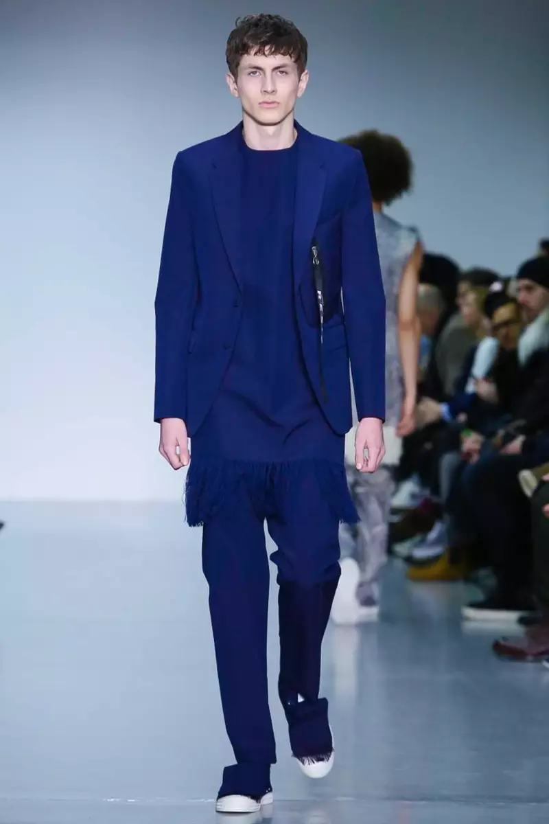 Matthew Miller menswear caij nplooj zeeg caij ntuj no 2015 hauv London