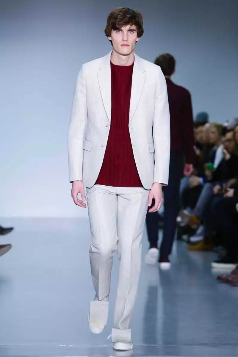 Matthew Miller menswear caij nplooj zeeg caij ntuj no 2015 hauv London