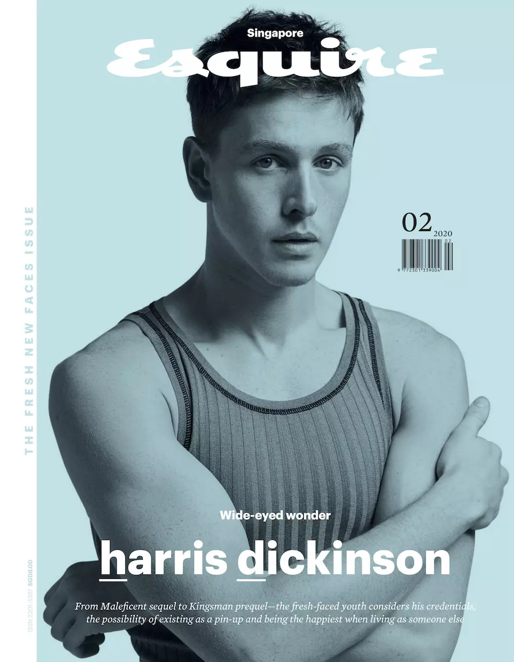 Harris Dickinson bakeng sa Mohlophisi oa Esquire Singapore Feb 2020