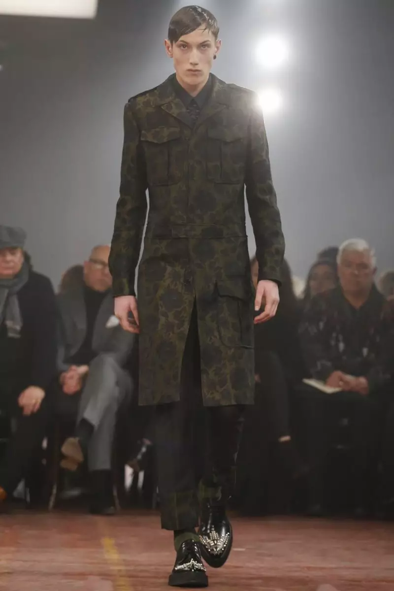 Alexander Mcqueen menswear taglagas taglamig 2015 sa london