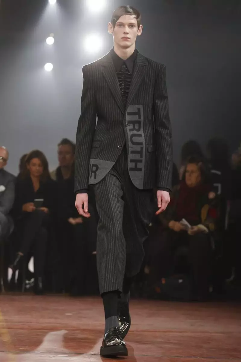 Alexander Mcqueen menswear taglagas taglamig 2015 sa london