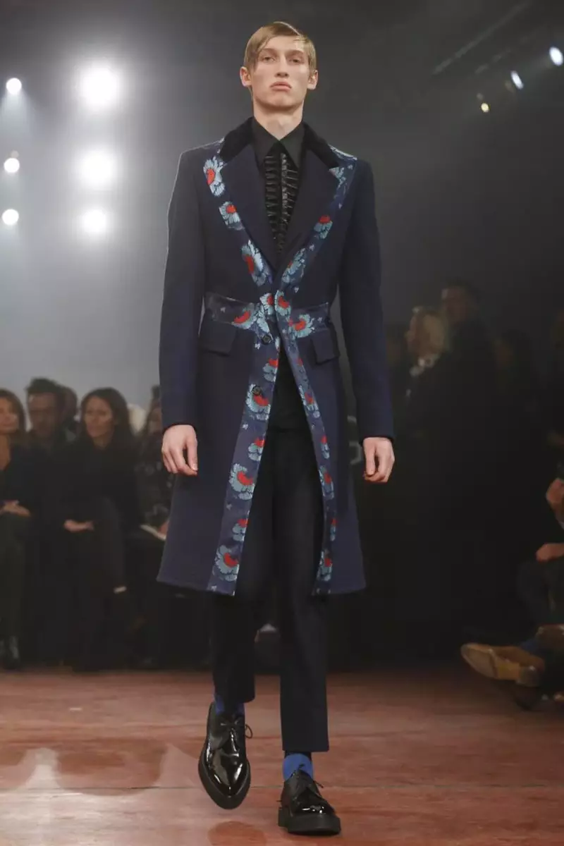 Alexander Mcqueen menswear ekwindla ebusika 2015 e london