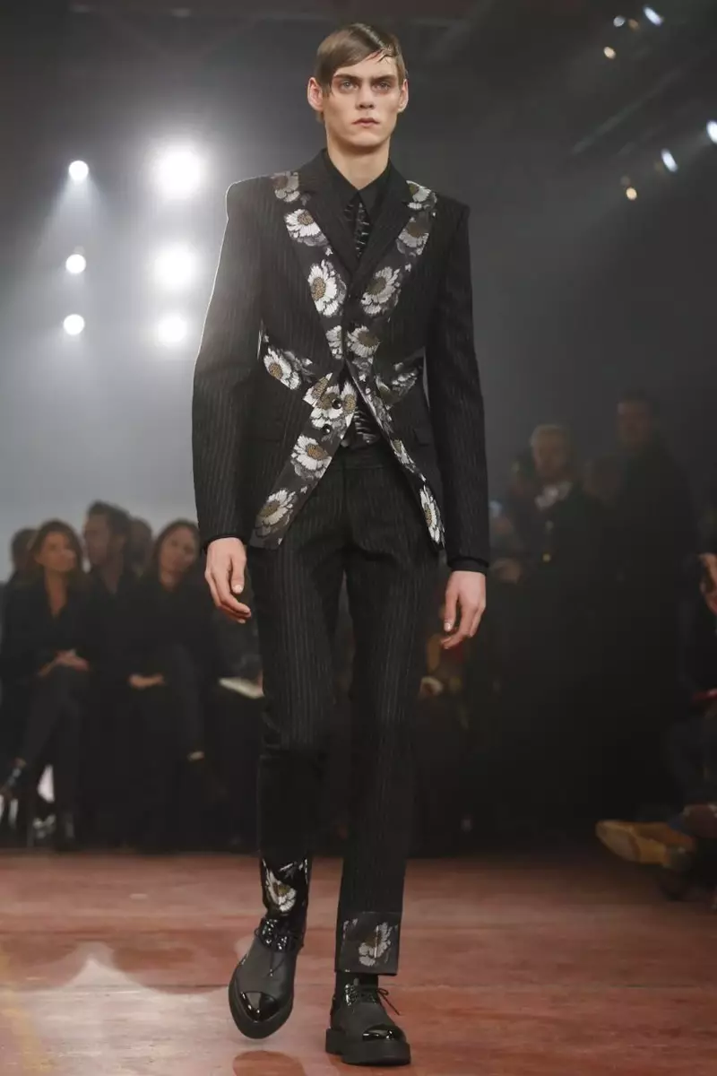 Alexander Mcqueen menswear ekwindla ebusika 2015 e london