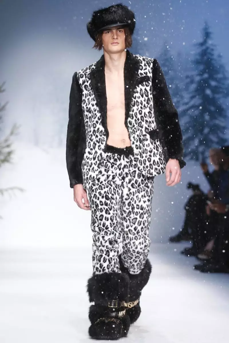 Moda masculina Moschino outono inverno 2015 em Londres