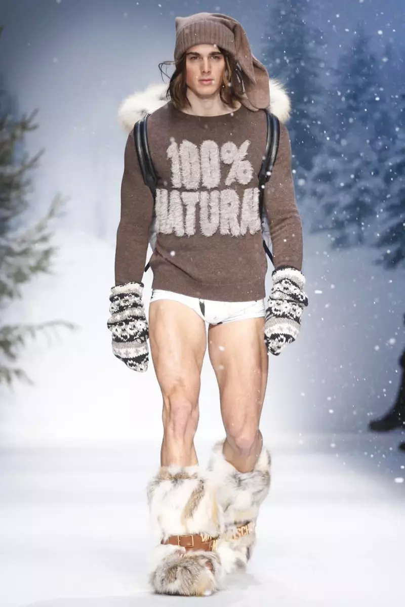 Moschino mansklere herfs winter 2015 in Londen