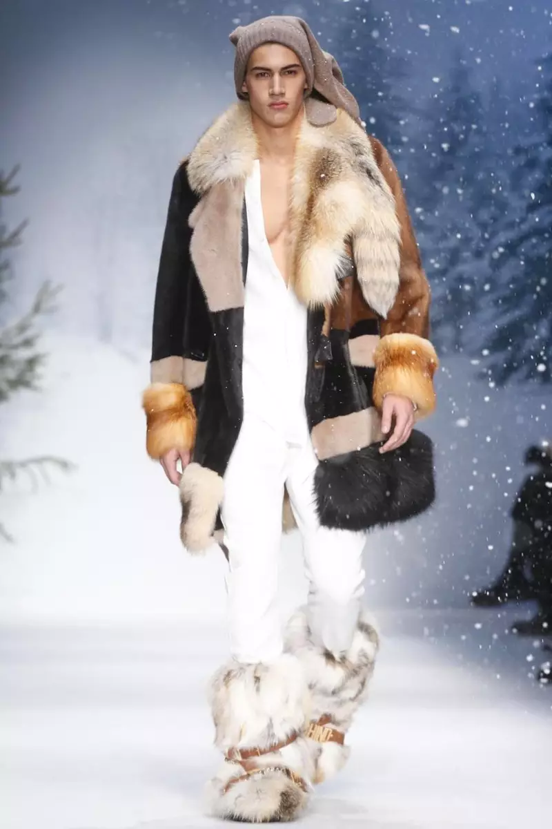 Moschino mansklere herfs winter 2015 in Londen