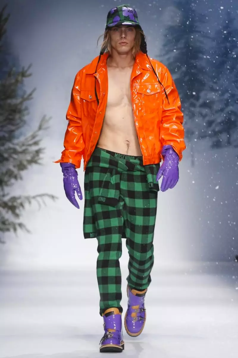 Moschino homme automne hiver 2015 à Londres