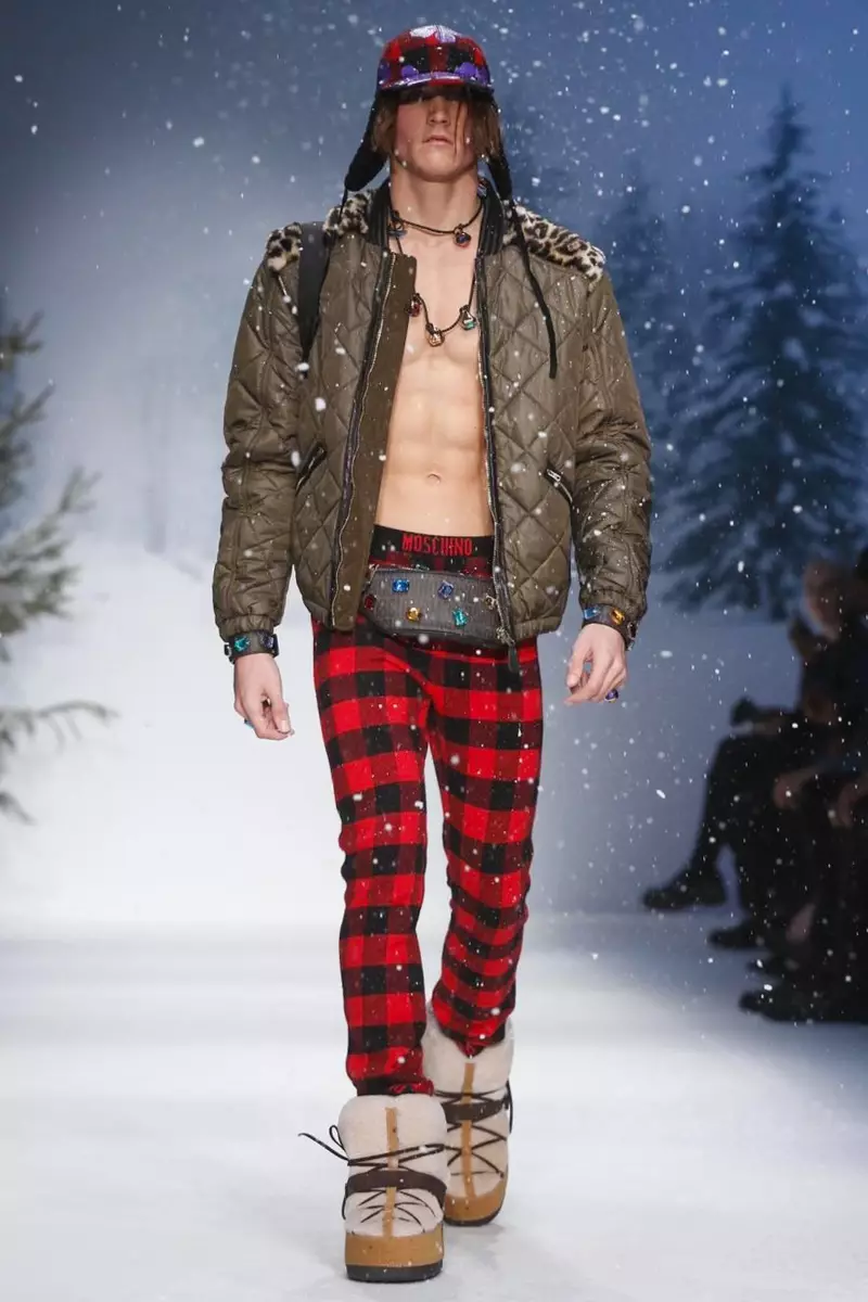 Moschino herreklær høst vinter 2015 i london