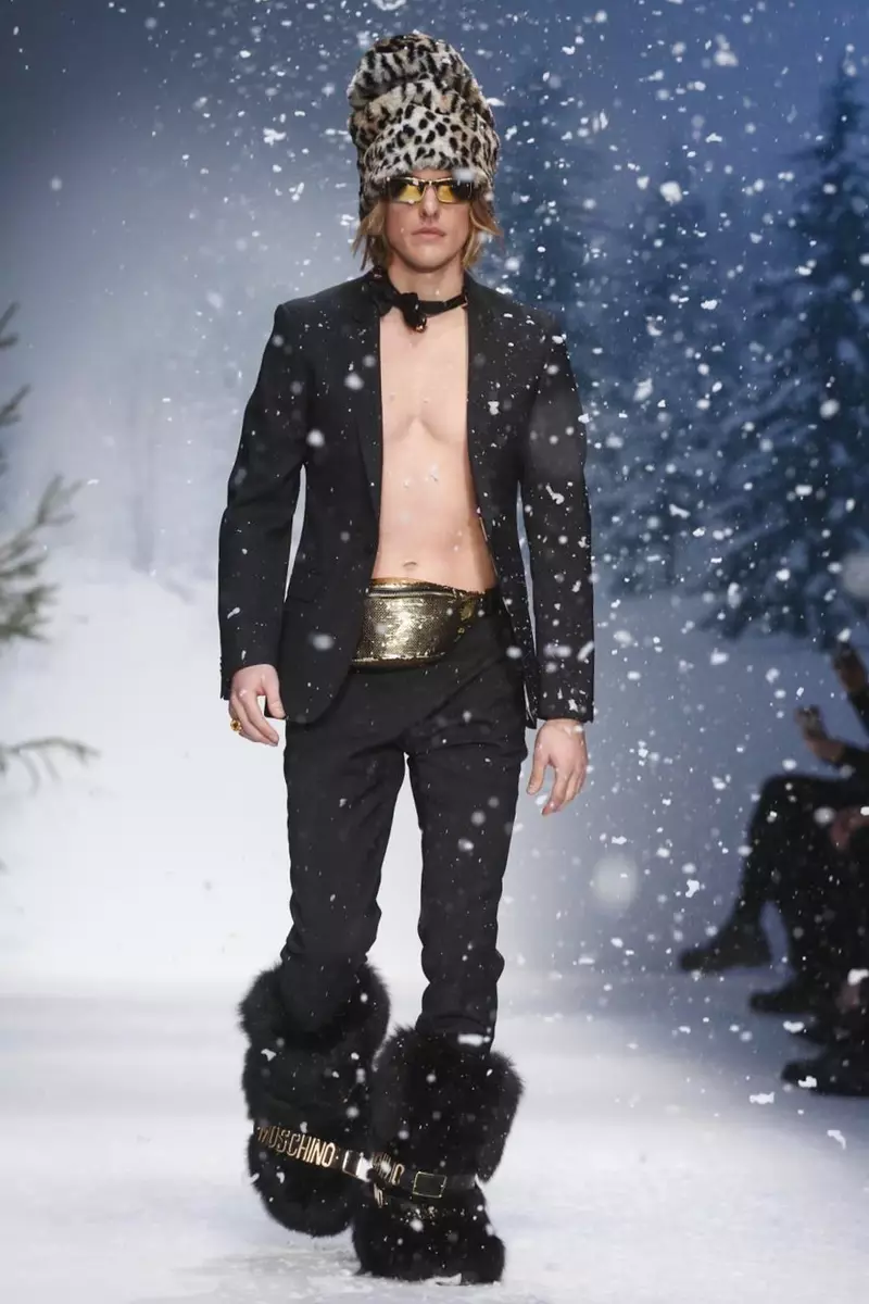 Moda masculina Moschino outono inverno 2015 em Londres