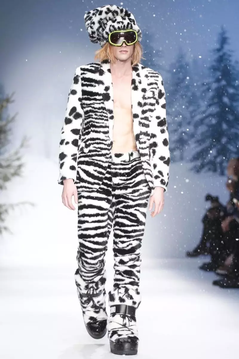 Мъжко облекло Moschino есен зима 2015 в Лондон