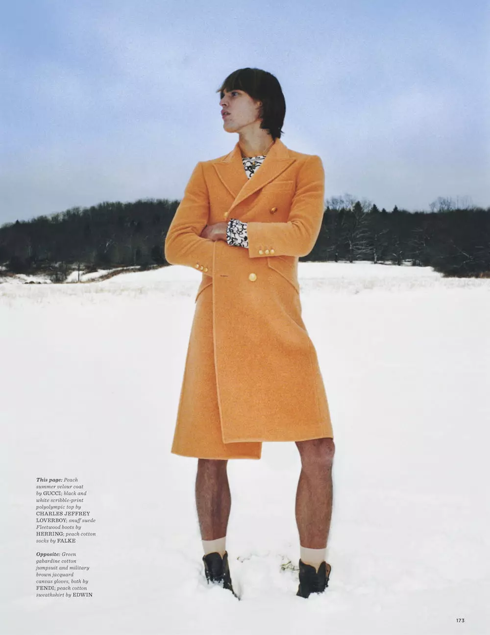 Parker van Noord për editorialin GQ UK Style SS20