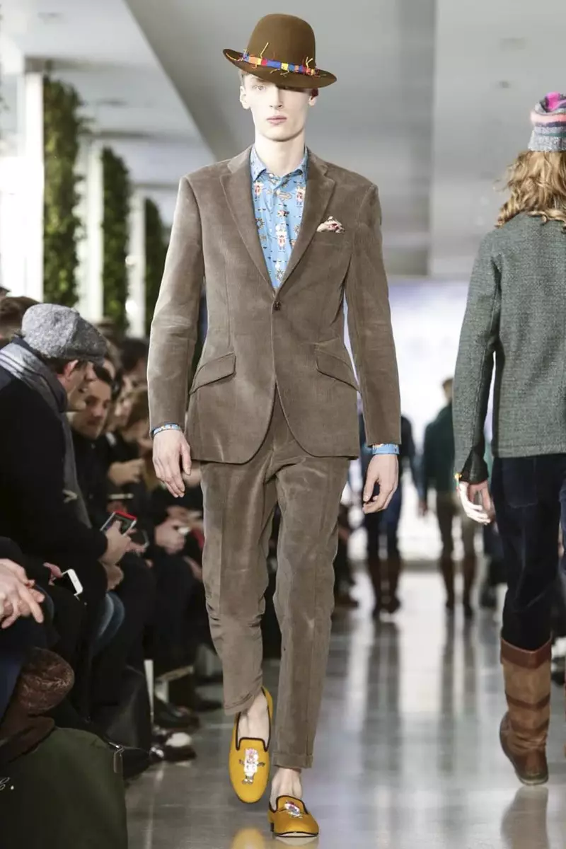 Richard James Menswear Fall Gaeaf 2015 Llundain