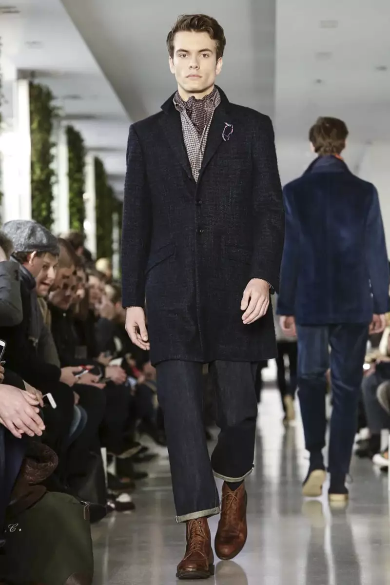 Richard James Menswear Fall Gaeaf 2015 Llundain