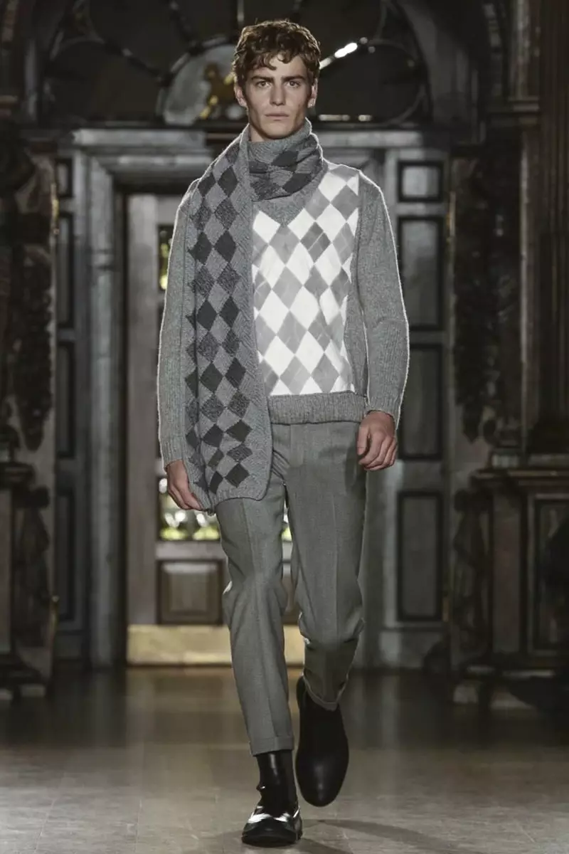 Pringle of Scotland Menswear Otòn Ivè 2015 London